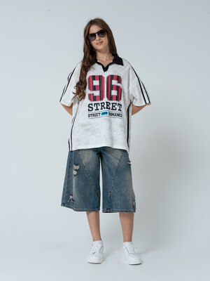 Футболка XS серый-белый для девочки 134-164 Fashion X&S XS262001