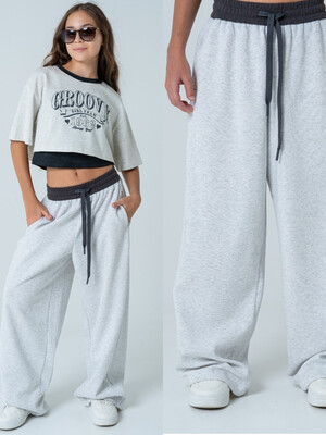 Брюки XS серый для девочки 134-164