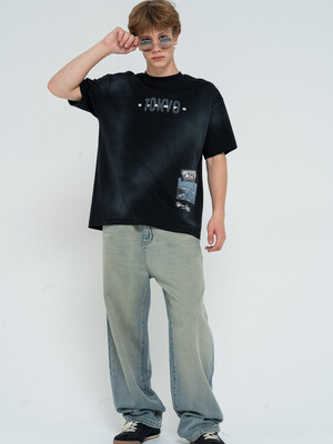 Футболка TOKIO черная для мальчика 134-164