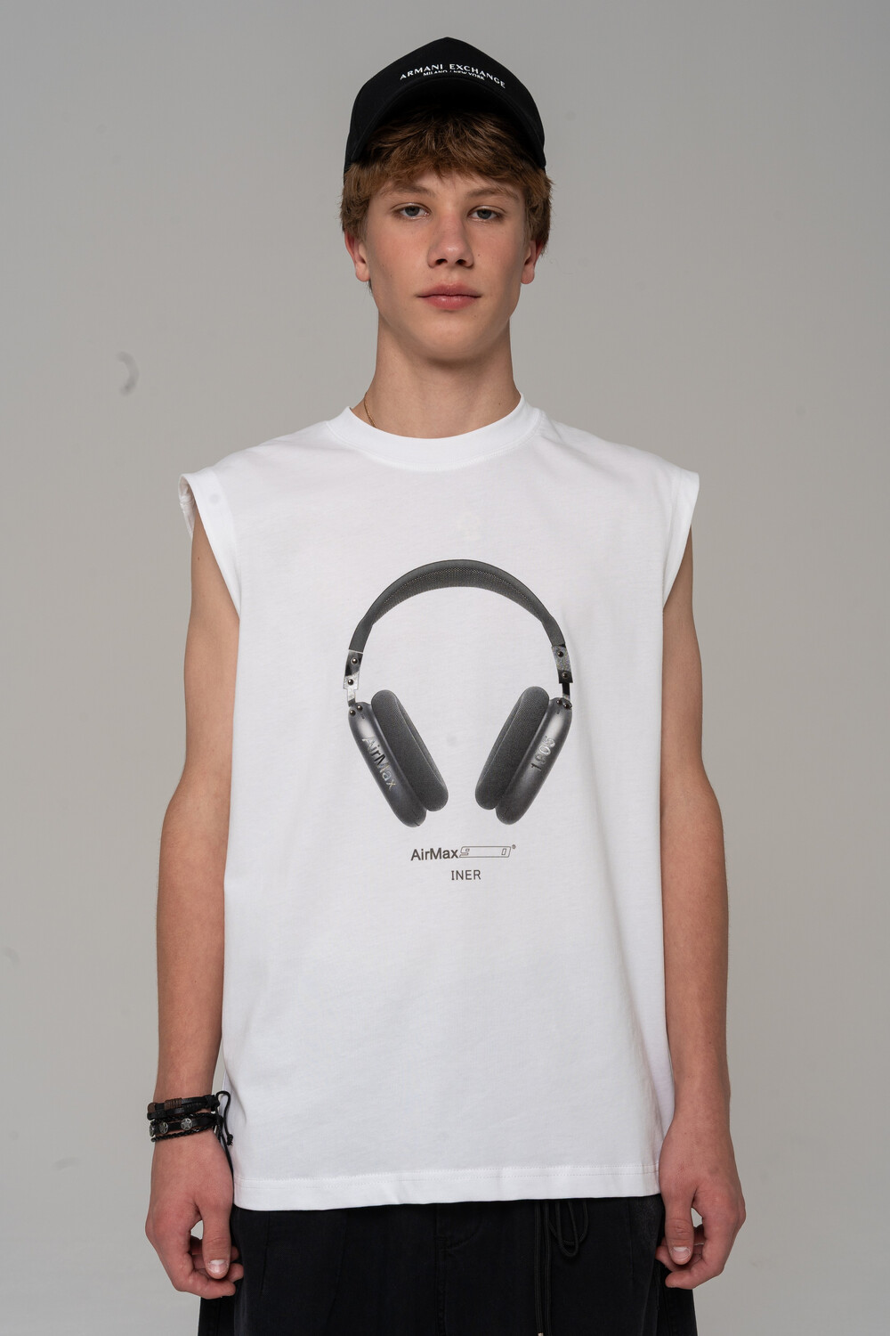 Майка X&S белая для мальчика 140-170