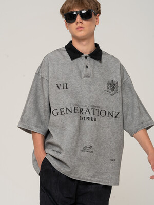 Поло X&S серое для мальчика 140-170 Fashion X&S XS3127.05