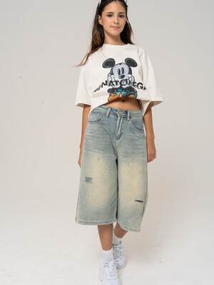 Бермуды X&S голубые для девочки 134-164