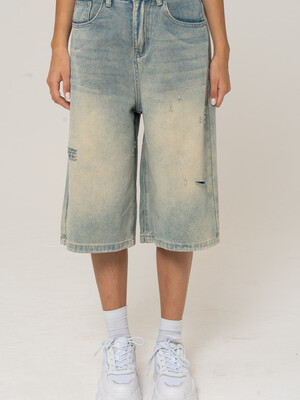 Бермуды X&S голубые для девочки 134-164 Fashion X&S XS4107