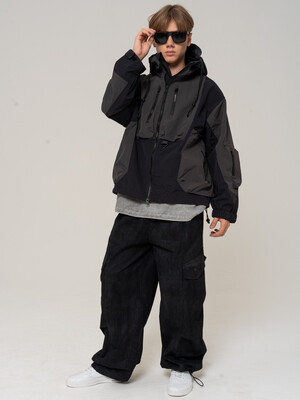 Ветровка X&S тем.синий- антрацит унисекс 140-170