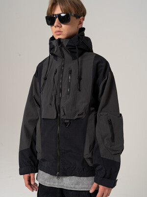 Ветровка X&S тем.синий- антрацит унисекс 140-170 Fashion X&S XS6001.02.07